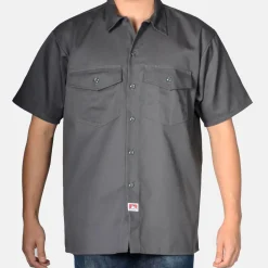 Ben Davis Button Up<Short Sleeve Button-Up Shirt -