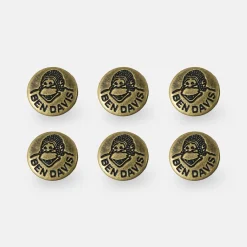Ben Davis Belts & Buttons<Suspender Buttons (6 Pack)
