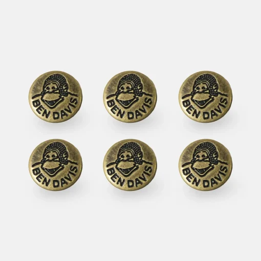 Ben Davis Belts & Buttons<Suspender Buttons (6 Pack)